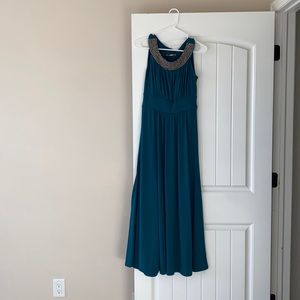 Teal sleeveless Sandiva dress size S